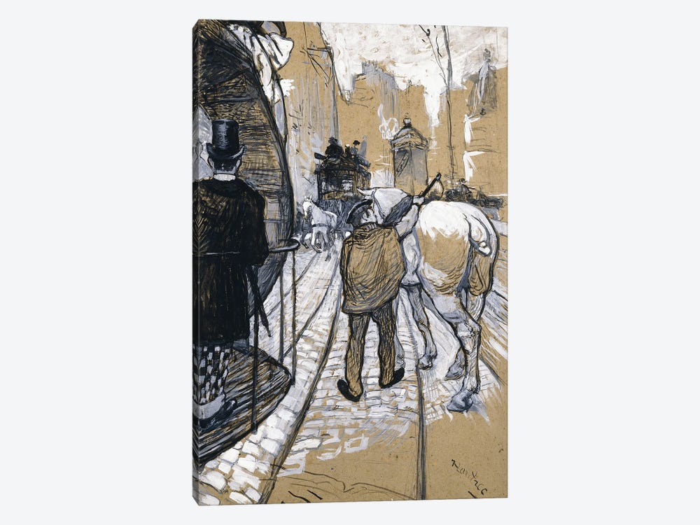 The Coach Driver Of The Omnibus Company, 1888 by Henri de Toulouse-Lautrec 1-piece Canvas Artwork