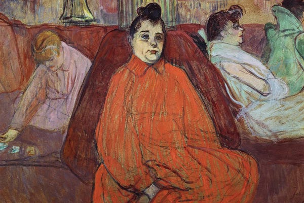 Henri de Toulouse-Lautrec: The Divan, 1893 by Henri de Toulouse-Lautrec