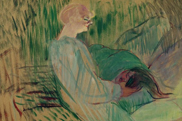 Henri de Toulouse-Lautrec: The Divan, Rolande, 1894 by Henri de Toulouse-Lautrec