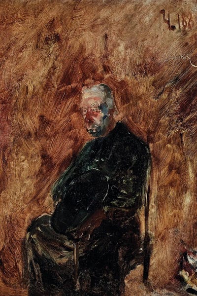 The Ecclesiastic, 1881 by Henri de Toulouse-Lautrec framed canvas print