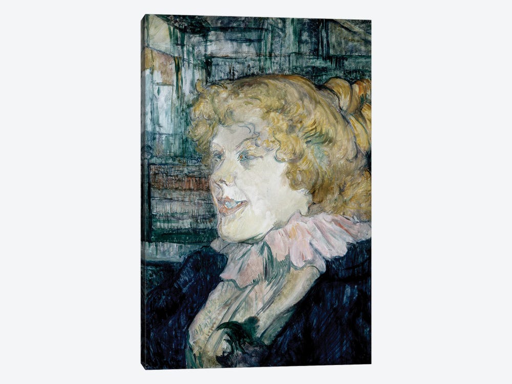 The English Star At Havre, 1899 by Henri de Toulouse-Lautrec 1-piece Canvas Wall Art