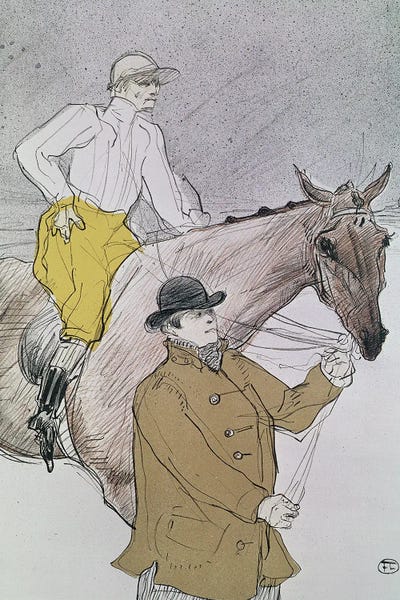 Henri de Toulouse-Lautrec: The Jockey Led To The Start by Henri de Toulouse-Lautrec