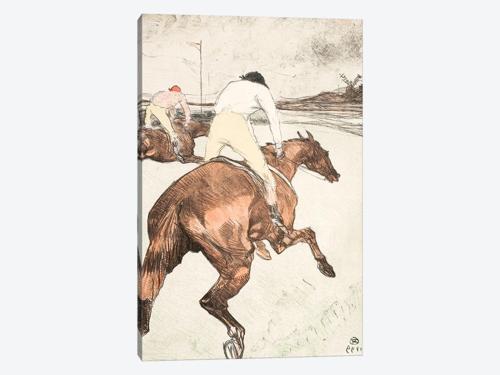 The Jockey, 1899 by Henri de Toulouse-Lautrec 1-piece Art Print