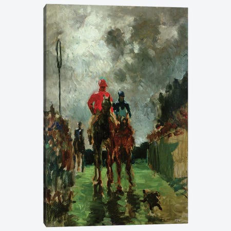 The Jockeys, 1882 Canvas Print #BMN12553} by Henri de Toulouse-Lautrec Canvas Wall Art