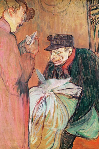 The Laundry Of The House, 1894 by Henri de Toulouse-Lautrec framed canvas print
