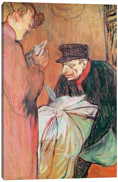 The Laundry Of The House, 1894 Canvas Art Print - Henri de Toulouse Lautrec