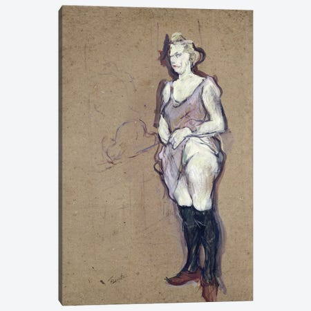 The Medical Inspection: Blonde Prostitute, 1894 Canvas Print #BMN12558} by Henri de Toulouse-Lautrec Canvas Art