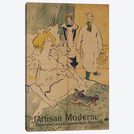 The Modern Artisan, 1894 Canvas Print #BMN12563} by Henri de Toulouse-Lautrec Canvas Art Print