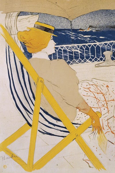Henri de Toulouse-Lautrec: The Passenger In Cabin 54 - Yachting, 1895 by Henri de Toulouse-Lautrec