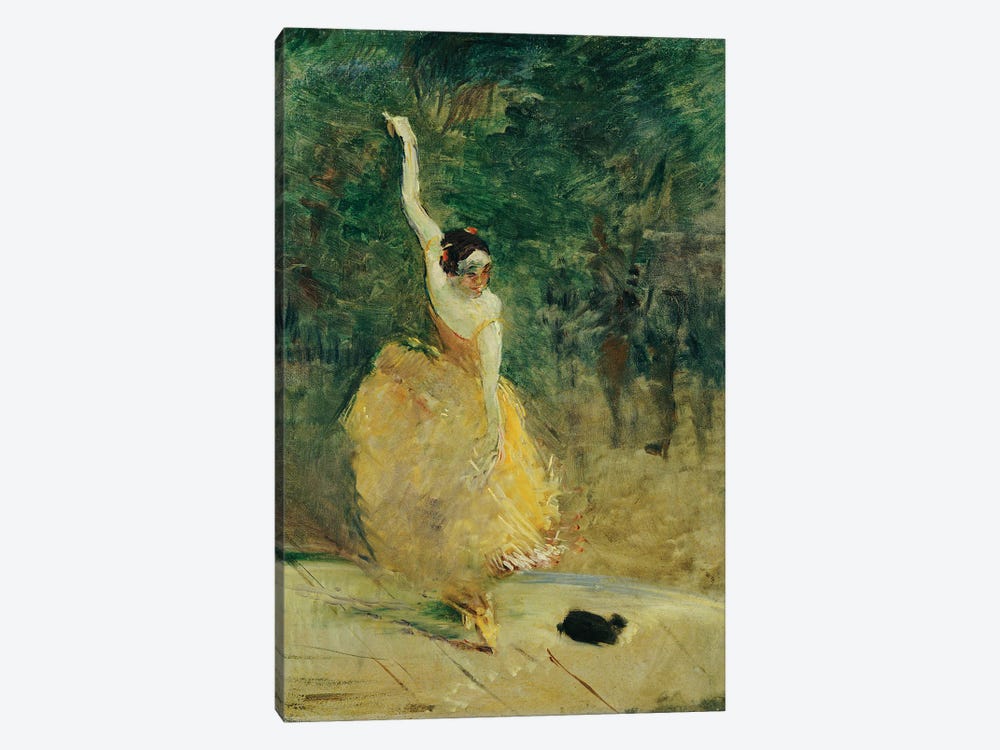 The Spanish Dancer, 1888 by Henri de Toulouse-Lautrec 1-piece Canvas Wall Art