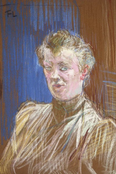 Henri de Toulouse-Lautrec: The Stony Gabrielle; La Pierreuse Gabrielle, 1893 by Henri de Toulouse-Lautrec
