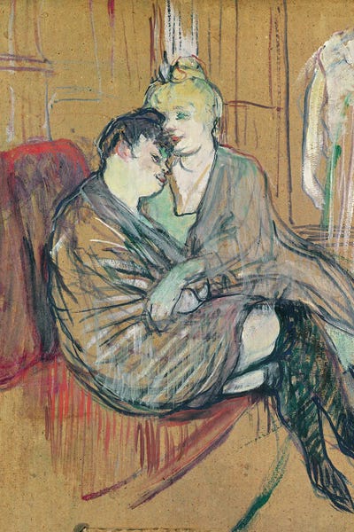 Henri de Toulouse-Lautrec: The Two Friends, 1894 by Henri de Toulouse-Lautrec