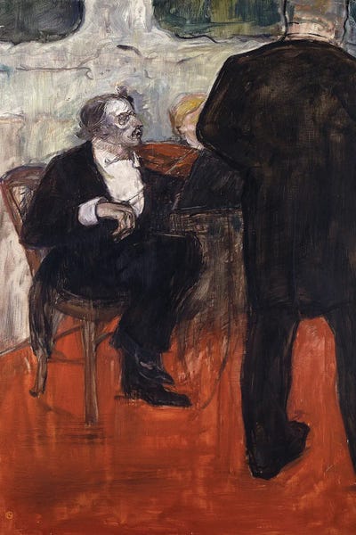 Henri de Toulouse-Lautrec: The Violinist Dancla; Le Violiniste Dancla, 1900 by Henri de Toulouse-Lautrec