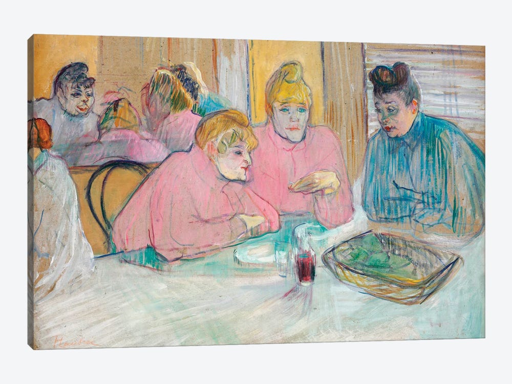These Ladies In The Refectory, 1893-94 by Henri de Toulouse-Lautrec 1-piece Art Print