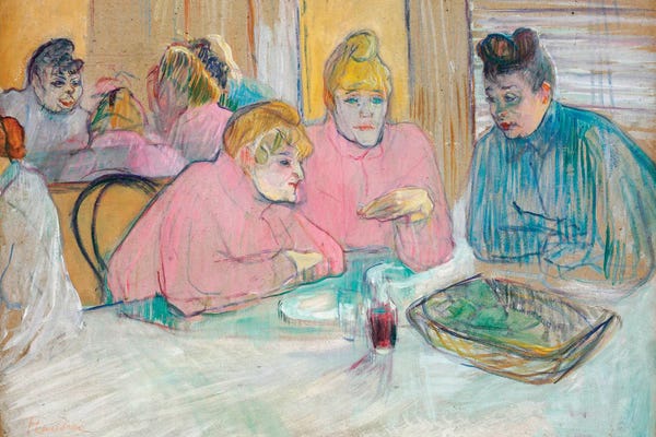Henri de Toulouse-Lautrec: These Ladies In The Refectory, 1893-94 by Henri de Toulouse-Lautrec