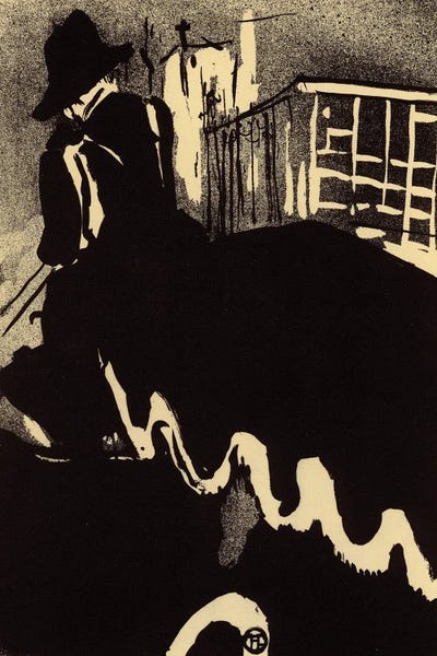 Ultime Ballade by Henri de Toulouse-Lautrec framed wall art