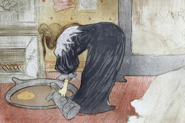 Woman At The Tub - Femme Au Bain, 1896