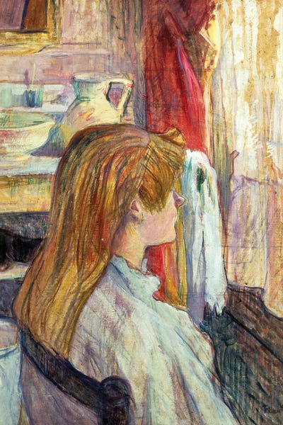 Woman At The Window, 1893 by Henri de Toulouse-Lautrec canvas print