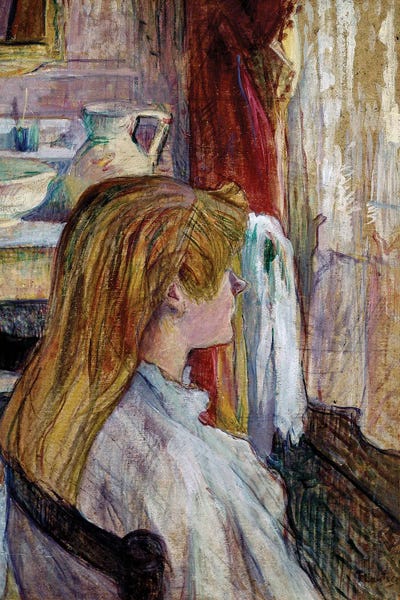 Woman At The Window by Henri de Toulouse-Lautrec canvas print