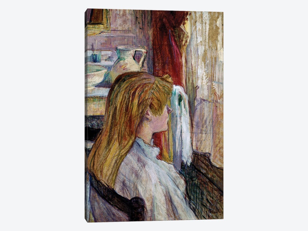 Woman At The Window by Henri de Toulouse-Lautrec 1-piece Art Print