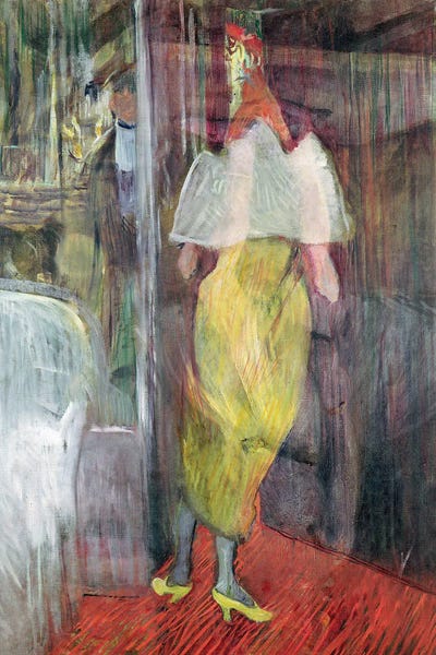 Woman Entering A Box At The Theatre, 1894 by Henri de Toulouse-Lautrec canvas print