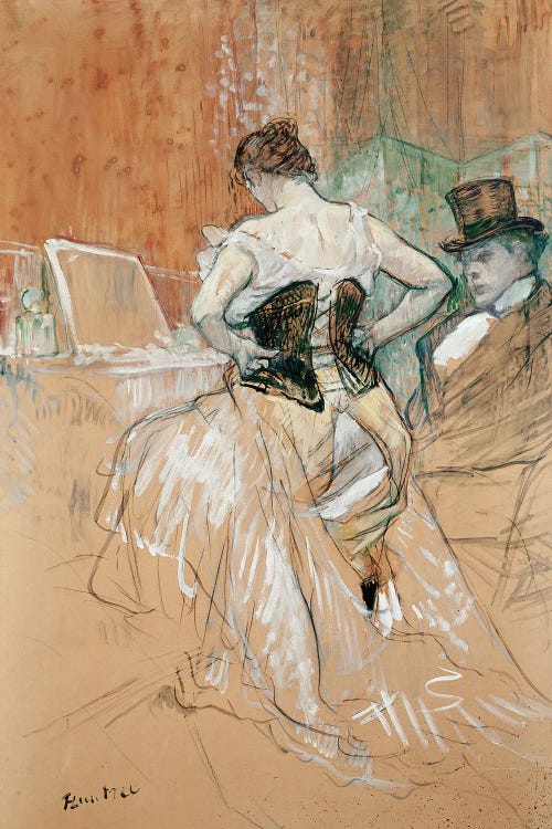 Woman In Corset, 1897