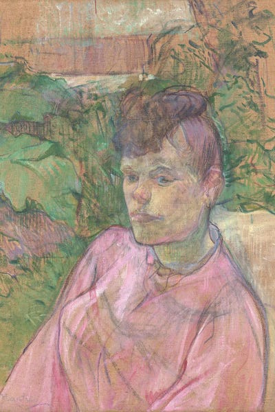 Woman In The Garden Of Monsieur Forest, 1889-91 by Henri de Toulouse-Lautrec framed wall art