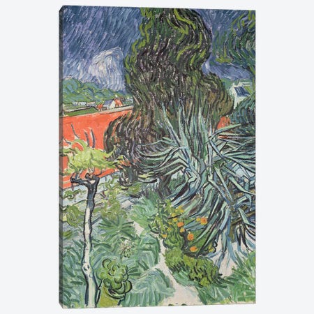 The Garden of Doctor Gachet at Auvers-sur-Oise, 1890  Canvas Print #BMN1264} by Vincent van Gogh Art Print