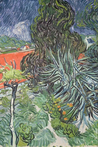 Post-Impressionism: The Garden of Doctor Gachet at Auvers-sur-Oise, 1890  by Vincent van Gogh
