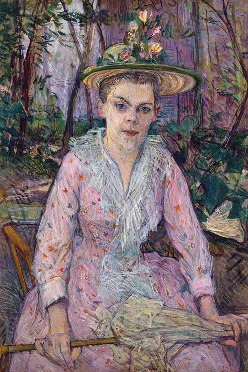 Woman With An Umbrella, 1889