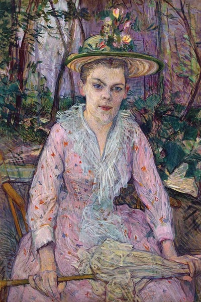 Henri de Toulouse-Lautrec: Woman With An Umbrella, 1889 by Henri de Toulouse-Lautrec