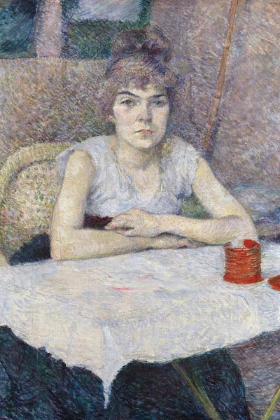 Henri de Toulouse-Lautrec: Young Woman At A Table, 1887 by Henri de Toulouse-Lautrec