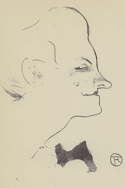 Henri de Toulouse-Lautrec: Yvette Gilbert by Henri de Toulouse-Lautrec