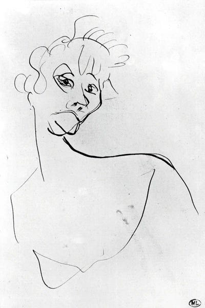 Henri de Toulouse-Lautrec: Yvette Guilbert 1894 by Henri de Toulouse-Lautrec