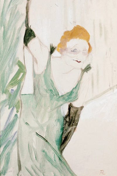 Henri de Toulouse-Lautrec: Yvette Guilbert Greeting The Audience, 1894 by Henri de Toulouse-Lautrec