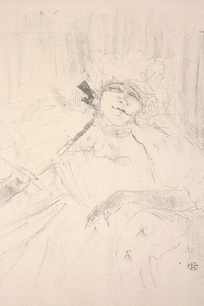 Henri de Toulouse-Lautrec: Yvette Guilbert, 1898 by Henri de Toulouse-Lautrec