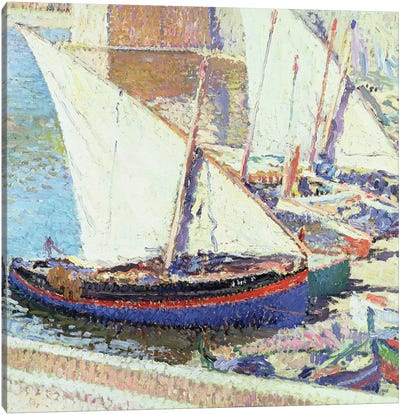 Fishing Boats Canvas Art Print