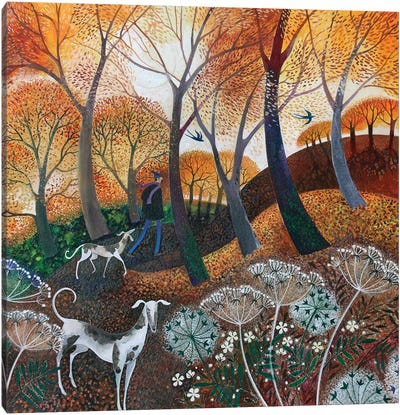 Autumn On The Common,2017, Canvas Art Print