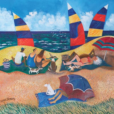 Bathing Belles, 2018, by Lisa Graa Jensen metal wall art