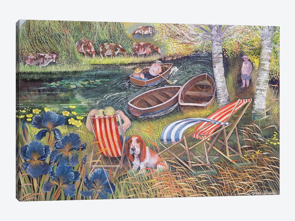 Breezy River, 1995 by Lisa Graa Jensen 1-piece Art Print