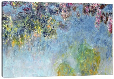 Wisteria, 1920-25 Canvas Art Print - Claude Monet