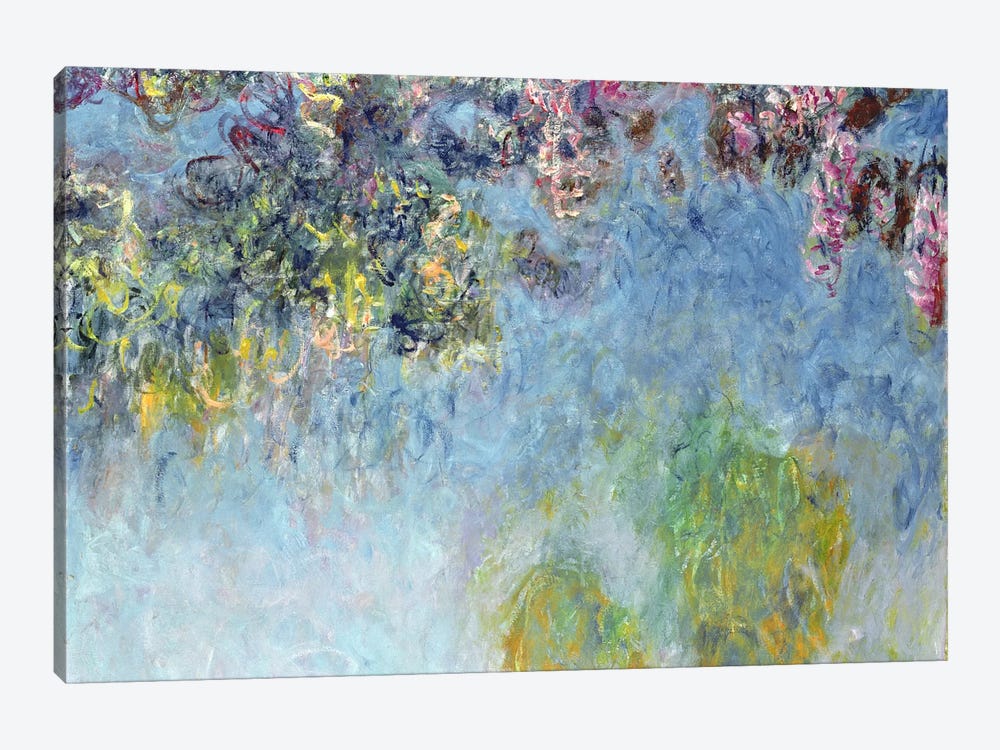 Wisteria, 1920-25 by Claude Monet 1-piece Canvas Print