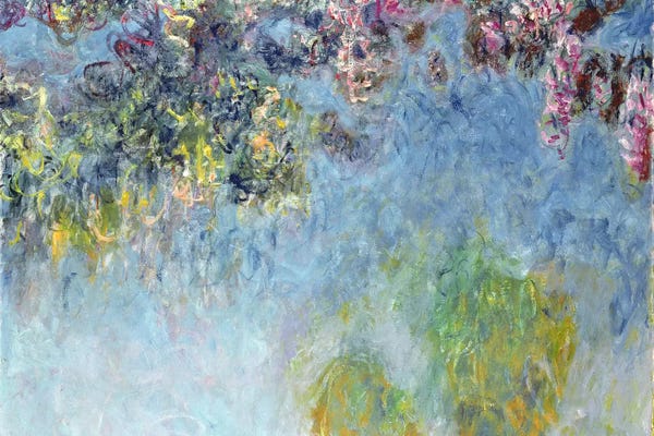 Claude Monet: Wisteria, 1920-25 by Claude Monet