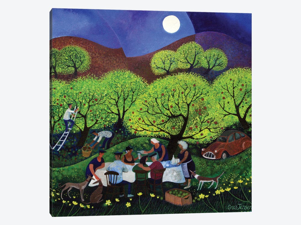 Cider Drinkers, 2011 1-piece Canvas Print