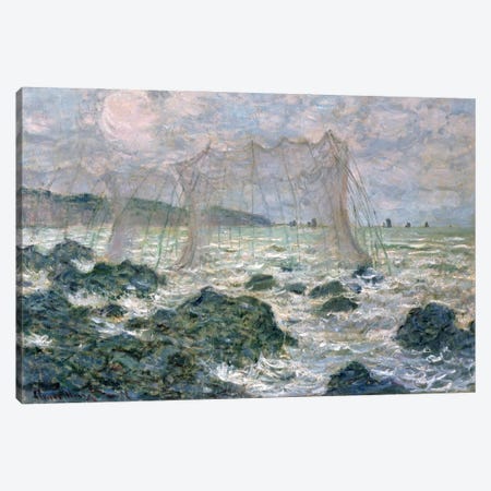 The Nets, 1882 Canvas Print #BMN1270} by Claude Monet Art Print
