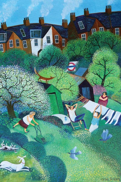 End Of The Line, 2018 by Lisa Graa Jensen metal wall art