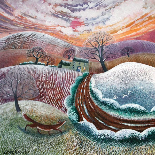Foxes: First Flurry 2014 by Lisa Graa Jensen