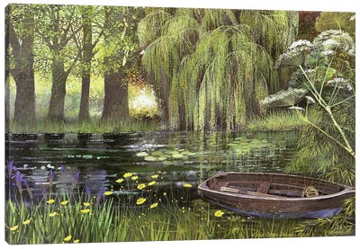 George'S Boat, 2000 Canvas Art Print - Willow Tree Art