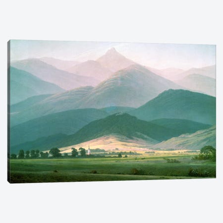 Landscape in the Riesengebirge, 1810-11  Canvas Print #BMN1275} by Caspar David Friedrich Canvas Artwork