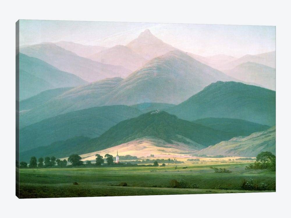 Landscape in the Riesengebirge, 1810-11  by Caspar David Friedrich 1-piece Canvas Wall Art